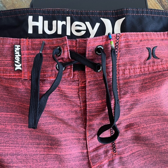Hurley surf brand surfing board shorts mens 32, multicolored, back zip pocket - Picture 6 of 7